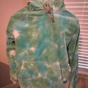 Tie-Dye Mint Green Hoodie